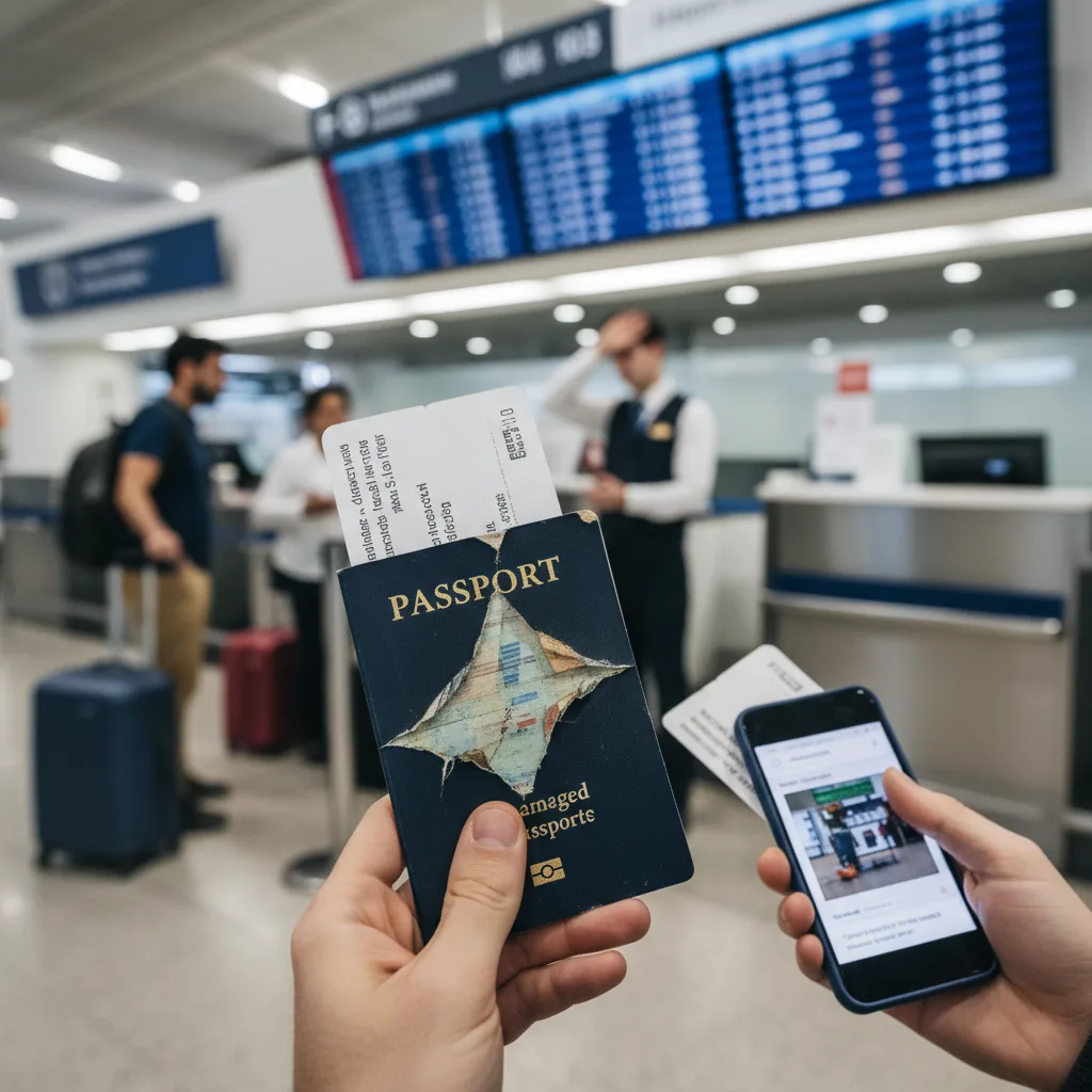How to Deal With a Damaged Passport at the Airport: A Traveler’s Survival Guide